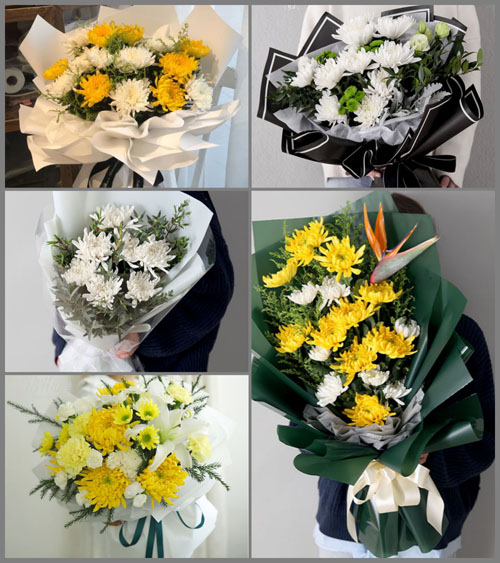 福建莆田涵江区萩芦镇秋芦村白事花束代送
